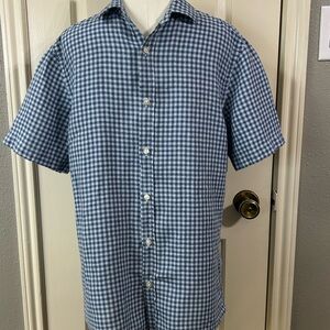 Men’s Charles Tyrwhitt Slim Fit 100% Linen Button Up Shirt Size M